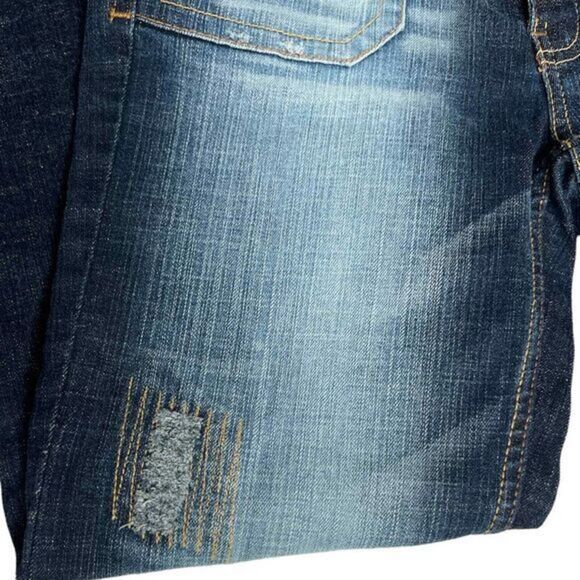 South pole Distressed Cropped Straight Leg Denim‎ Jeans Size 7 - Picture 8 of 8
